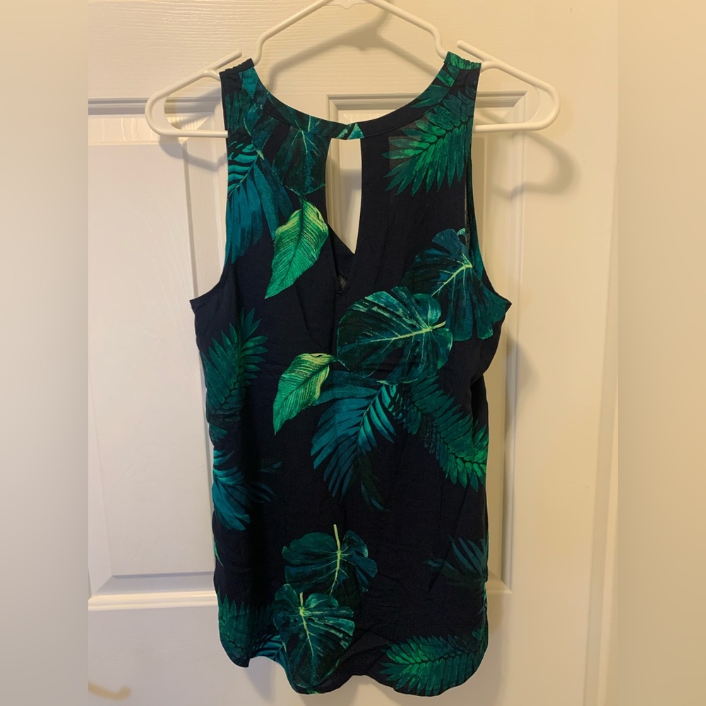 Old Navy tropical tank top Small